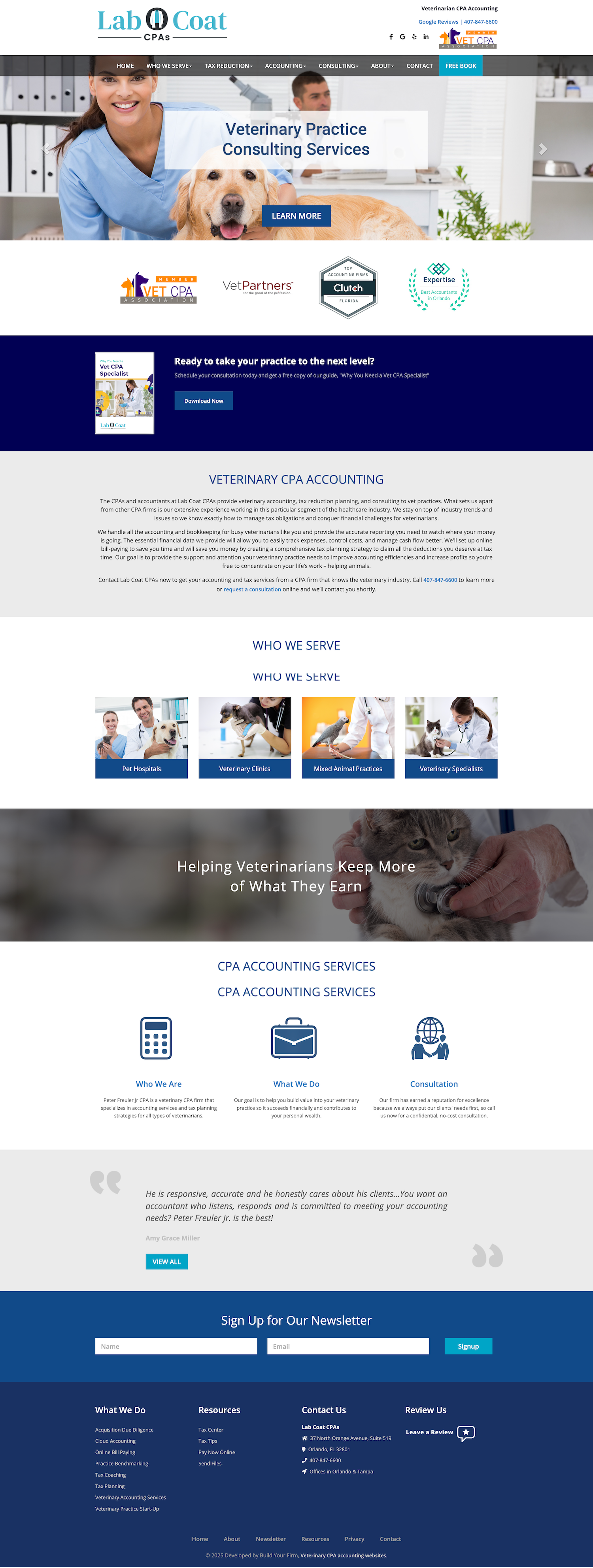 Website for Accountant