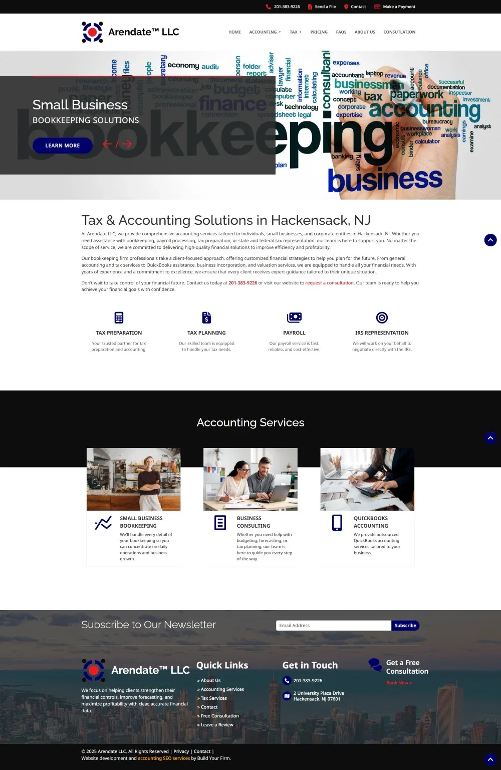 Website of Arendate LLC