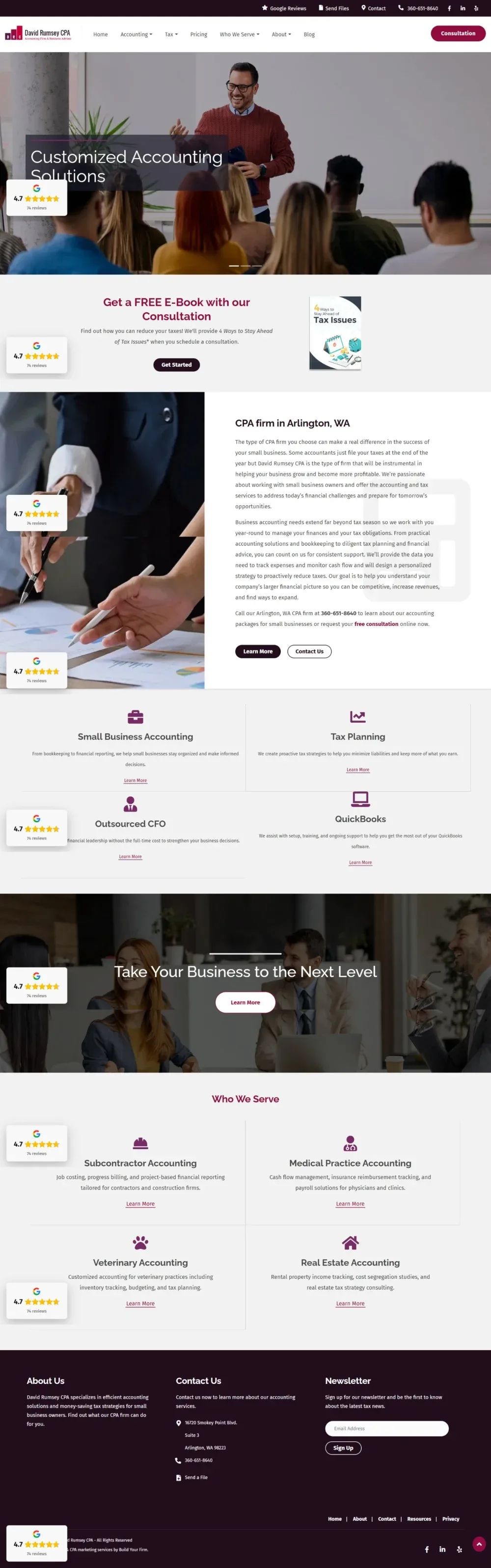 Website of David Rumsey CPA