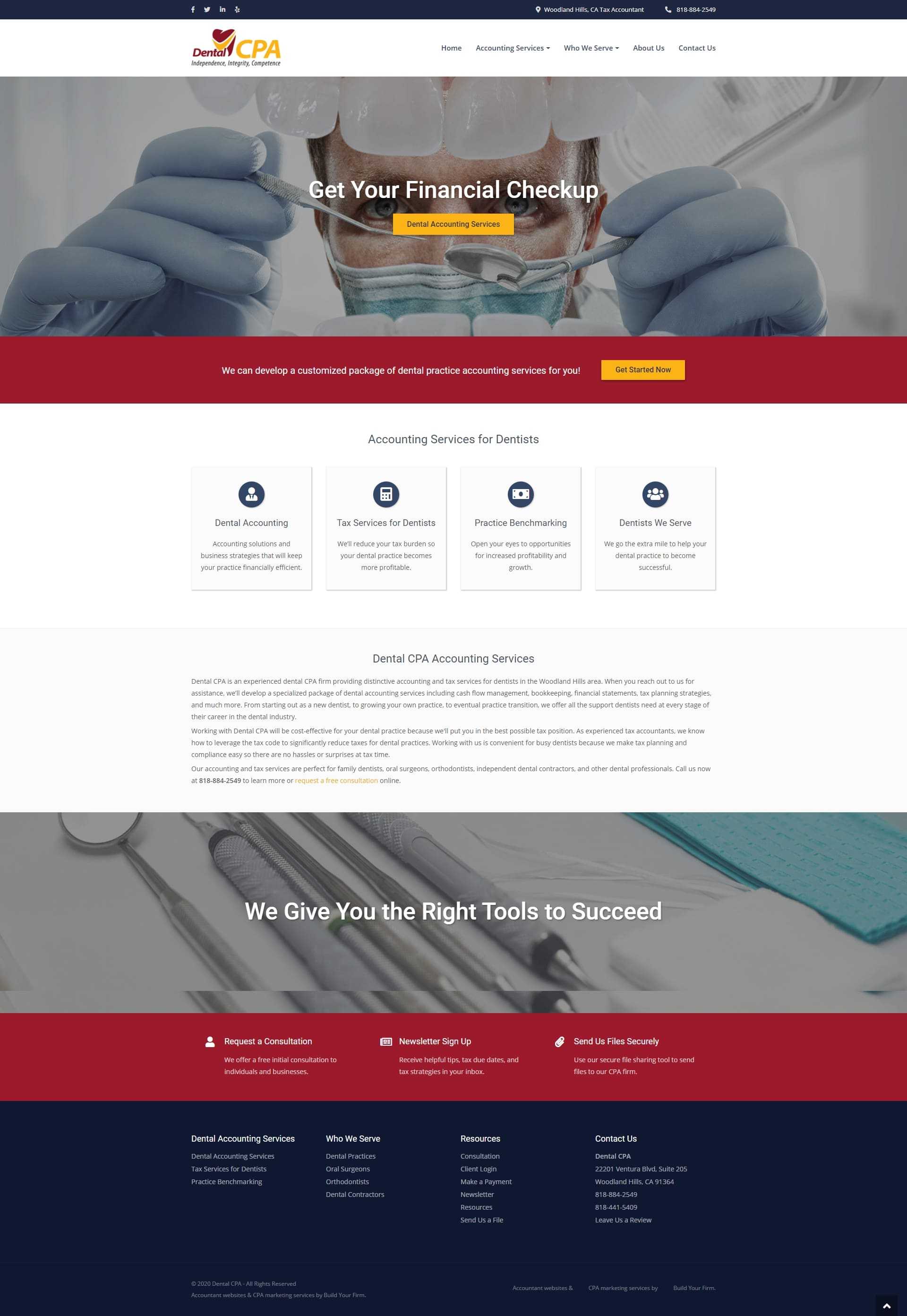 Website of Dental CPA