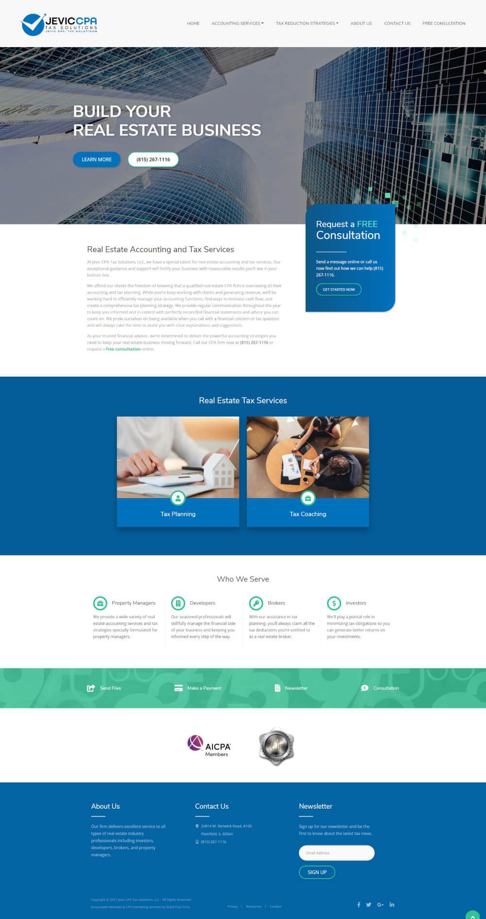 Web Design for CPA Accountants