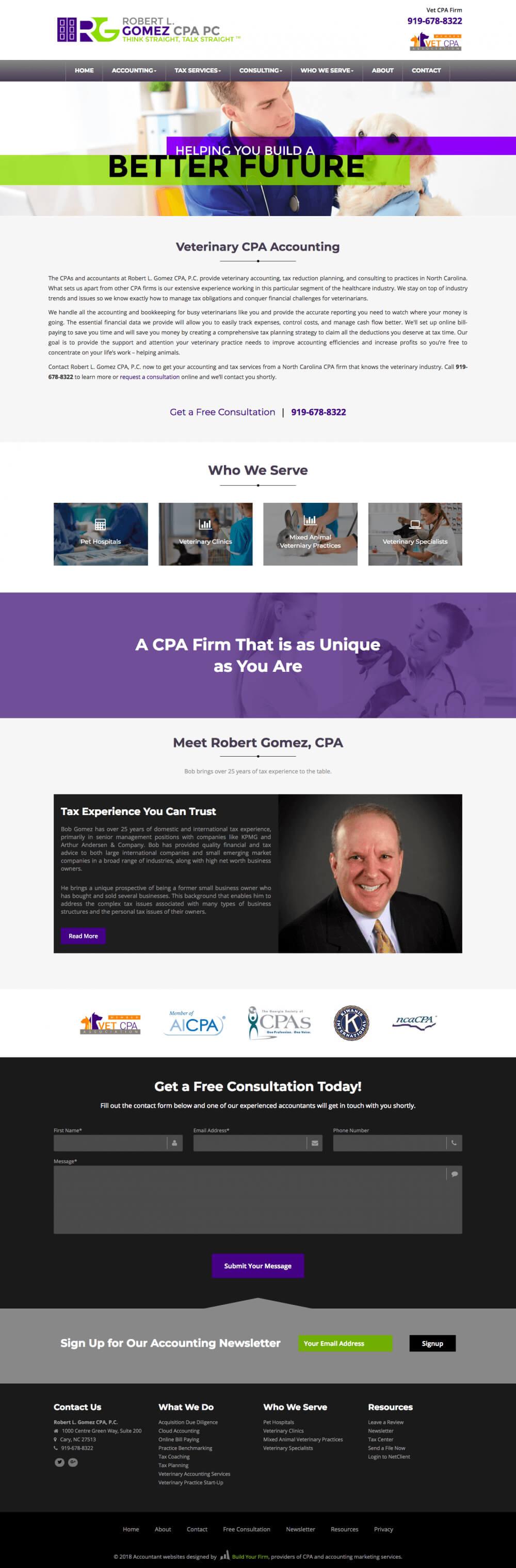 Website of Robert Gomez CPA
