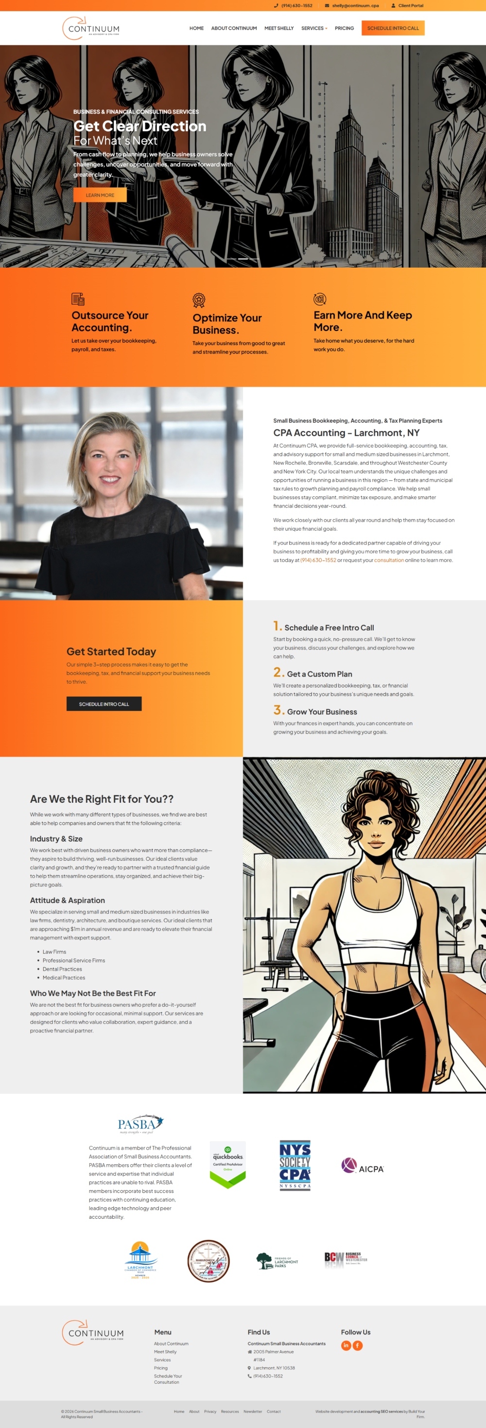 Website of Continuum CPA