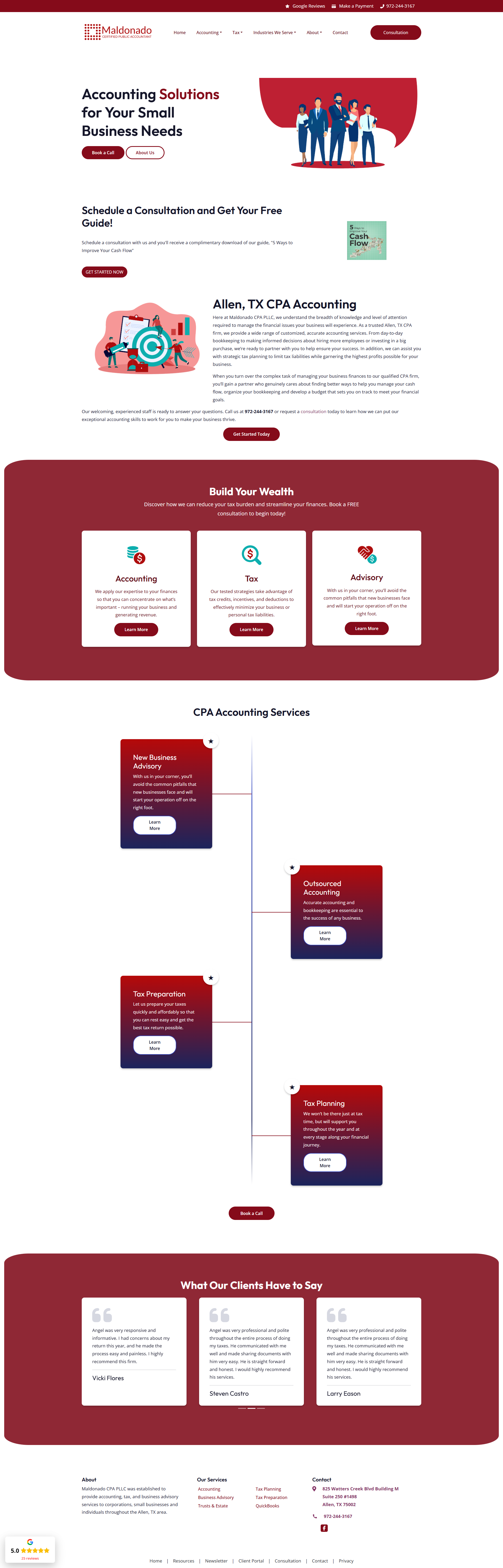 Website of Maldonado CPA PLLC