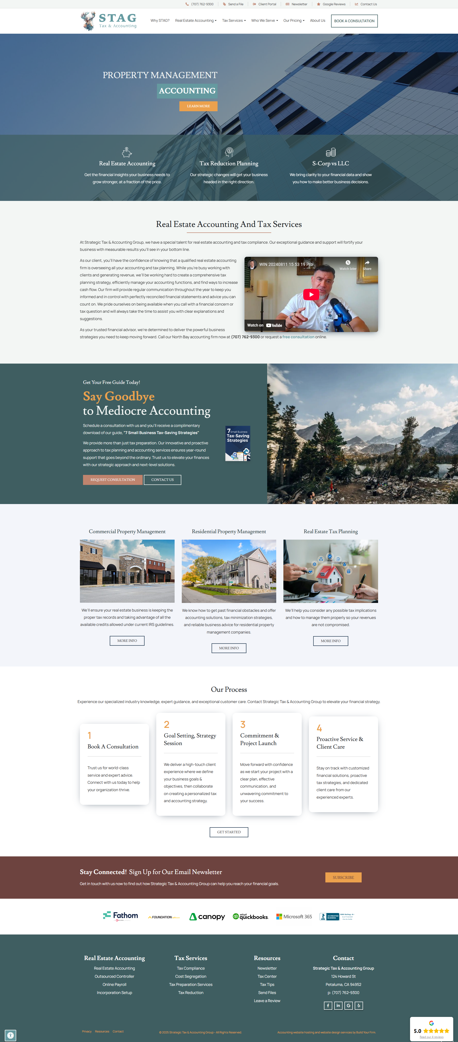 Website of Strategic Tax & Accounting Group