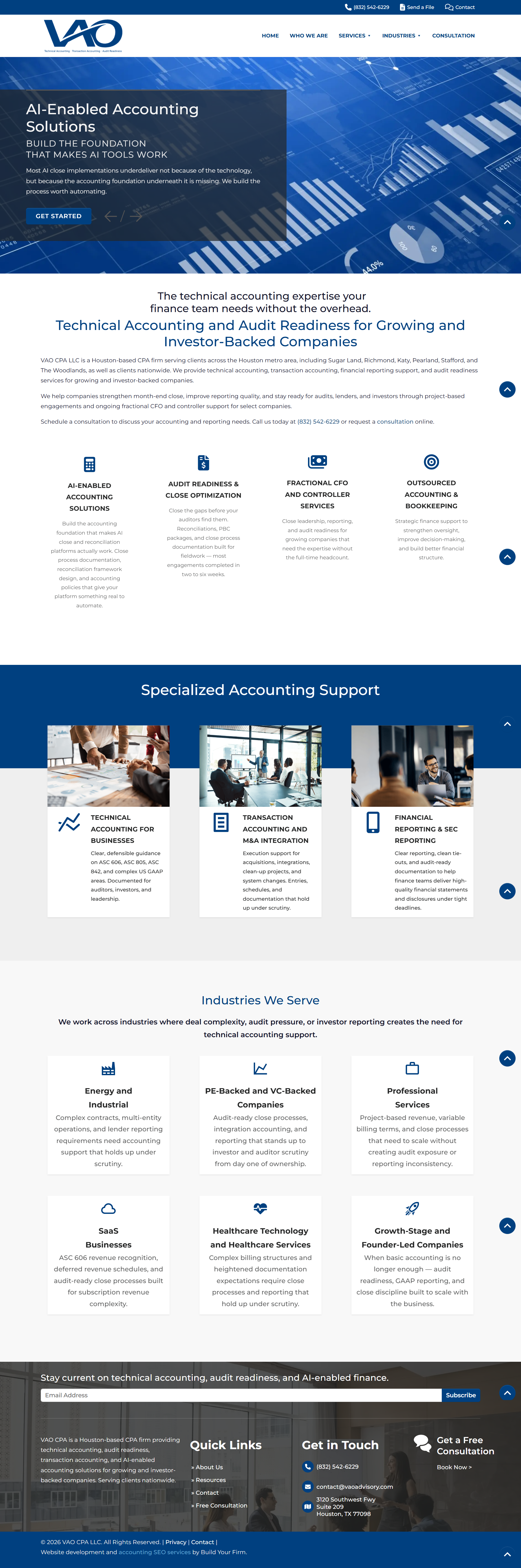 Website of VAO CPA LLC