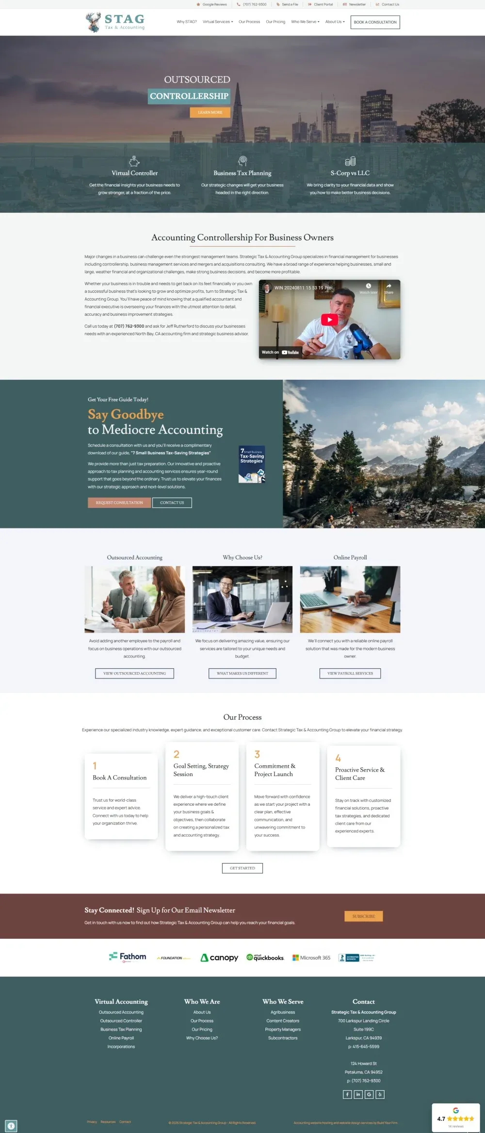 Website of Strategic Tax & Accounting Group