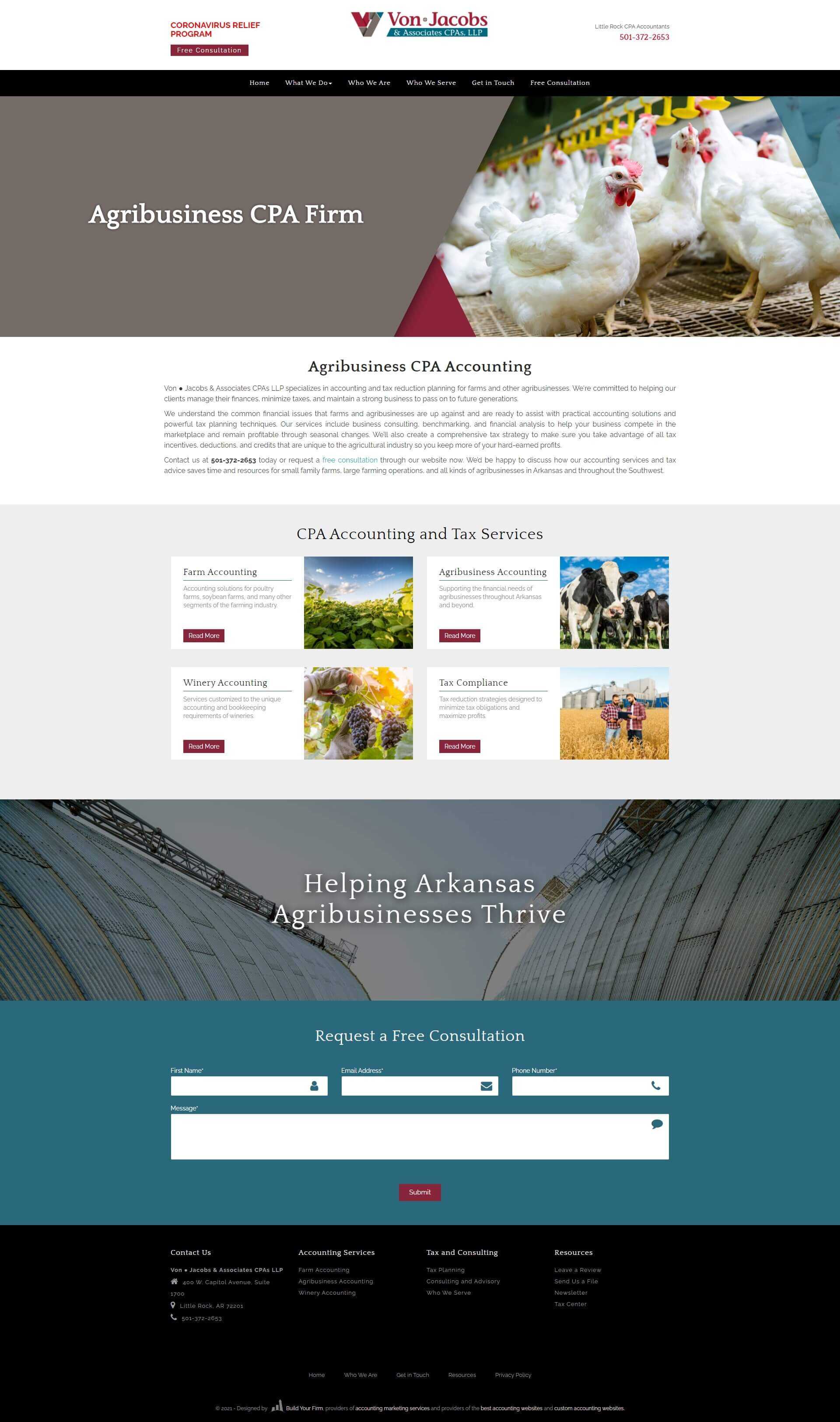 Farm Accounting Website Design – AgriBusiness Agriculture CPA