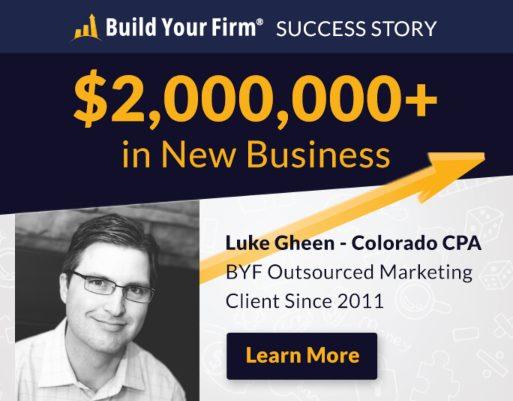 Luke Gheen CPA client success story with Build Your Firm