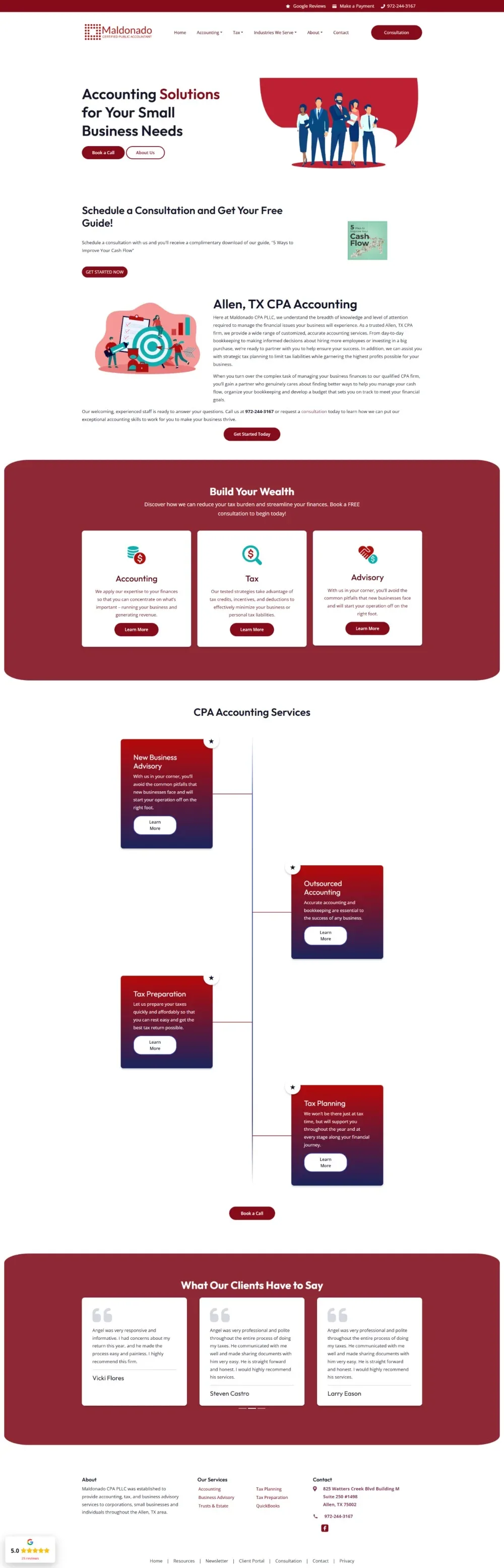Website of Maldonado CPA PLLC